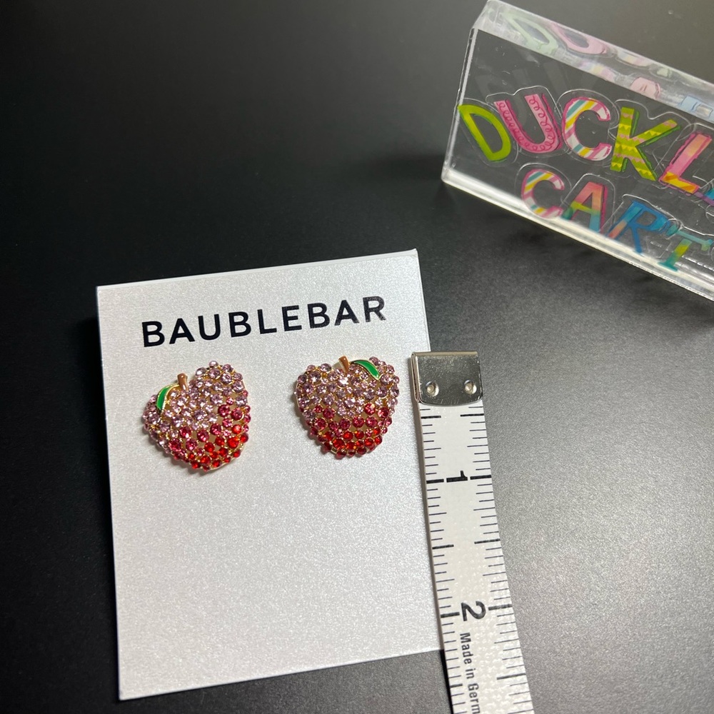 NWT💍  Baublebar  “POISON APPLE” Stud Earrings - Picture 11 of 11